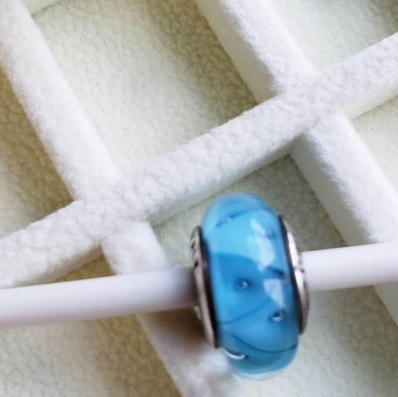 TWO Pandora looking glass murano charms - Picture 2 of 4